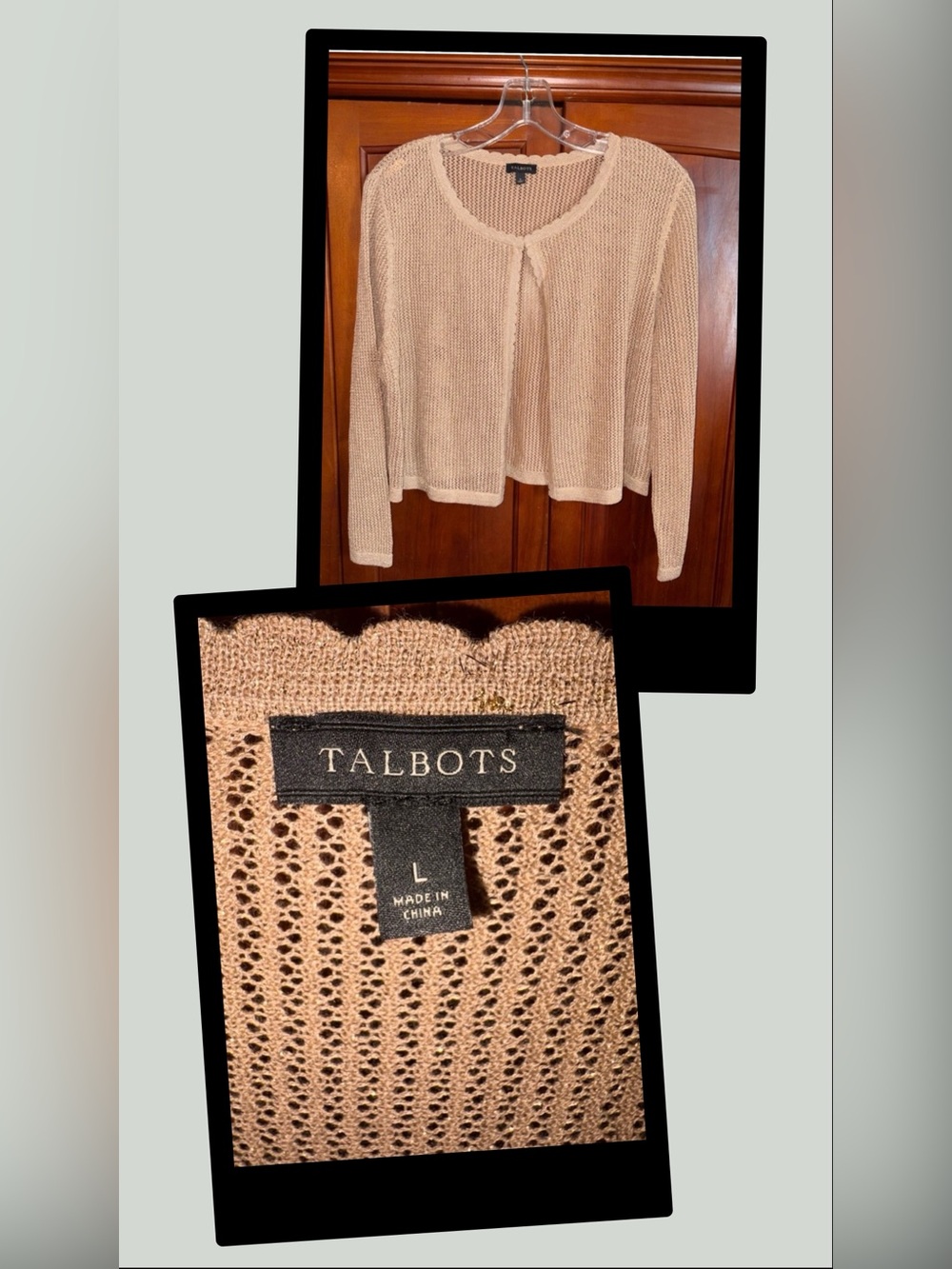 Talbots Gold Women's Sweater #1418
